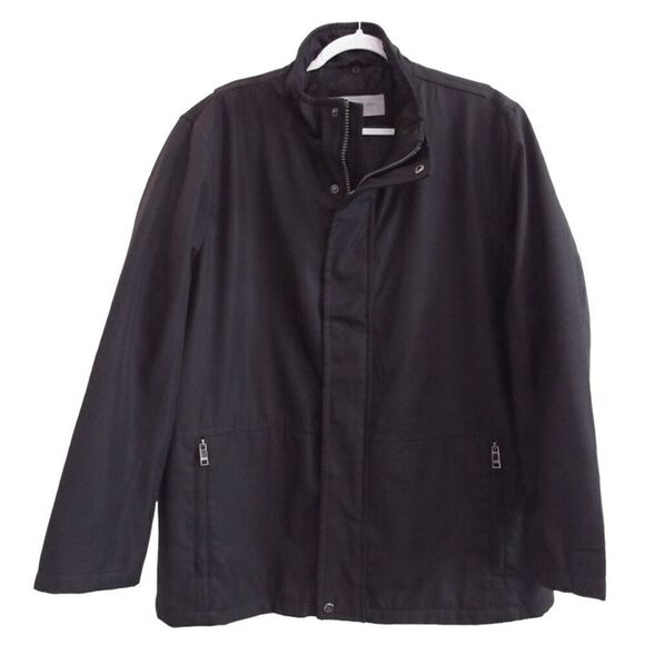 Marc New York Mid Length Black Jacket Sz L - Picture 1 of 4